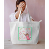 Hoomans Scratch Attack Tote Bag for Women (White) Pet Parent-Clothing & Accessories Hoomans Dropship 42x37cm