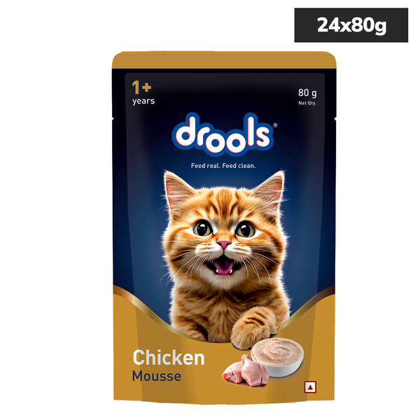 Drools Chicken and Ocean Fish Mousse Combo Adult Cat Wet Food