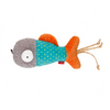 GiGwi Pillow Kicker Fish Toy for Cats (Blue/Grey) Cats-Toys GiGwi