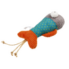 GiGwi Pillow Kicker Fish Toy for Cats (Blue/Grey) Cats-Toys GiGwi