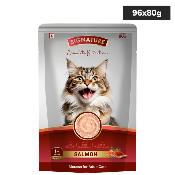 Signature Grain Zero Salmon Mousse Adult Cat Wet Food