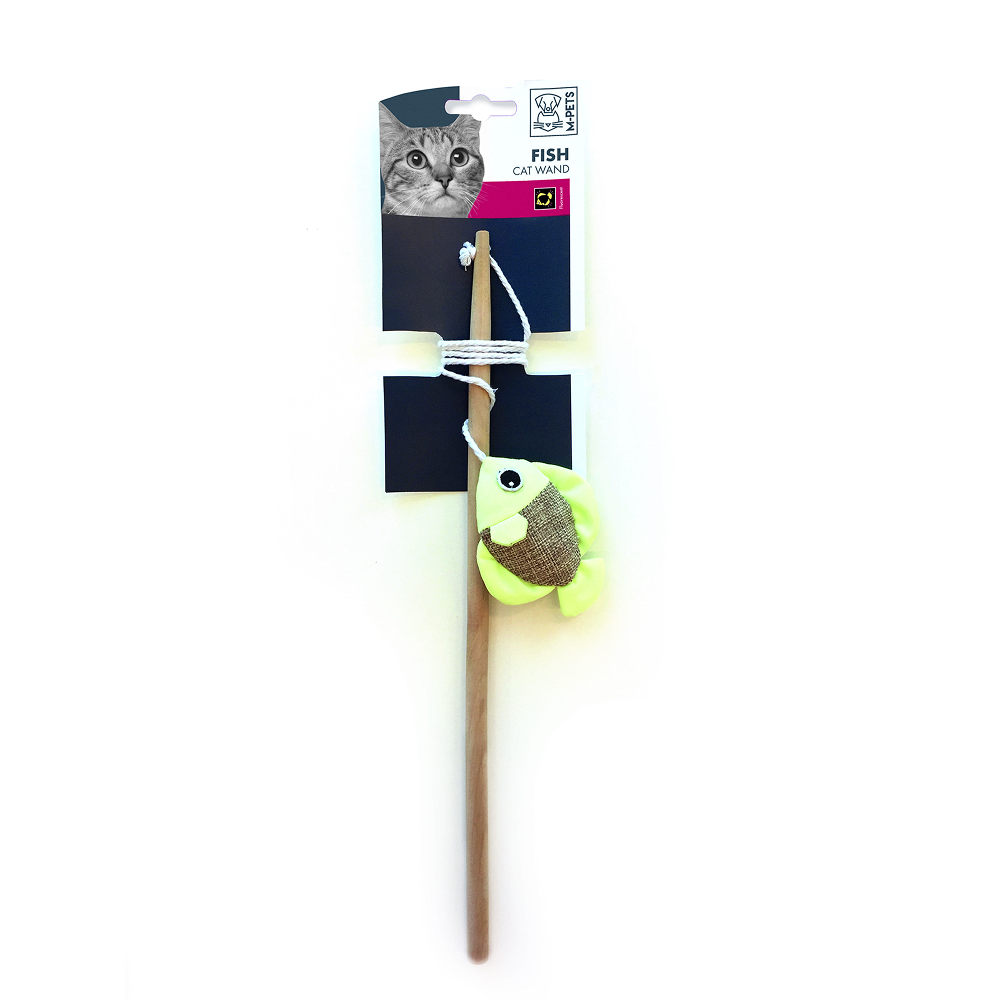 M Pets Fish Wand Toy for Cats Cats-Toys M Pets