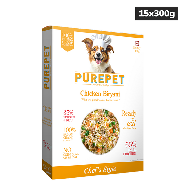 Purepet Chicken Biryani Fresh Food For Dogs