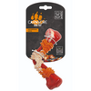 M Pets Carnivore Boomerang Bone Bacon Scented Chew Toy for Dogs (Red) Dogs-Toys M Pets L