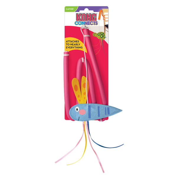 Kong Connects Benderz Dragonfly Toy for Cats (Multicolour)