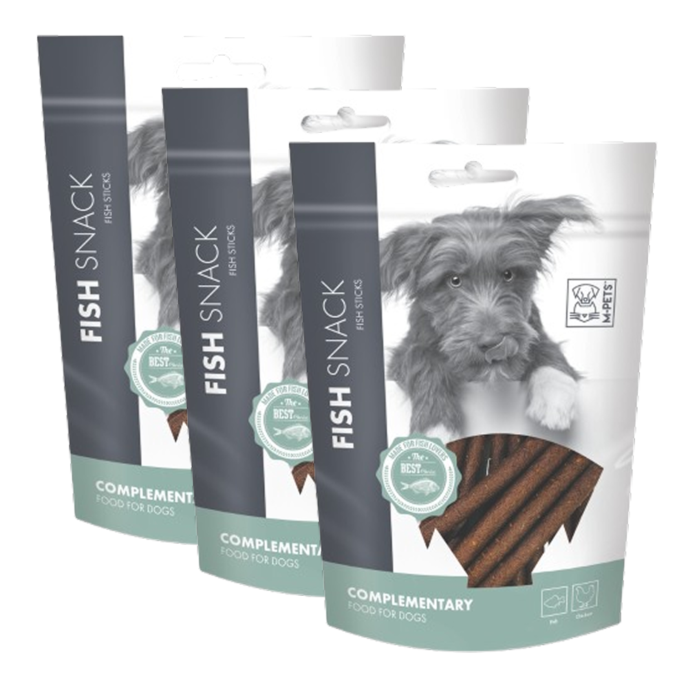 M PETS Fish Sticks Treats for Dogs Dog Treats + Others M Pets 3x80g