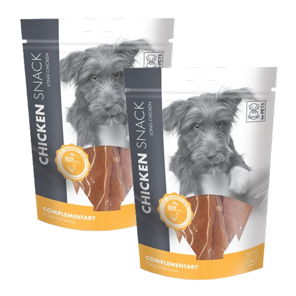 M PETS Long Chicken Treats for Dogs Dog Treats + Others M Pets 2x80g