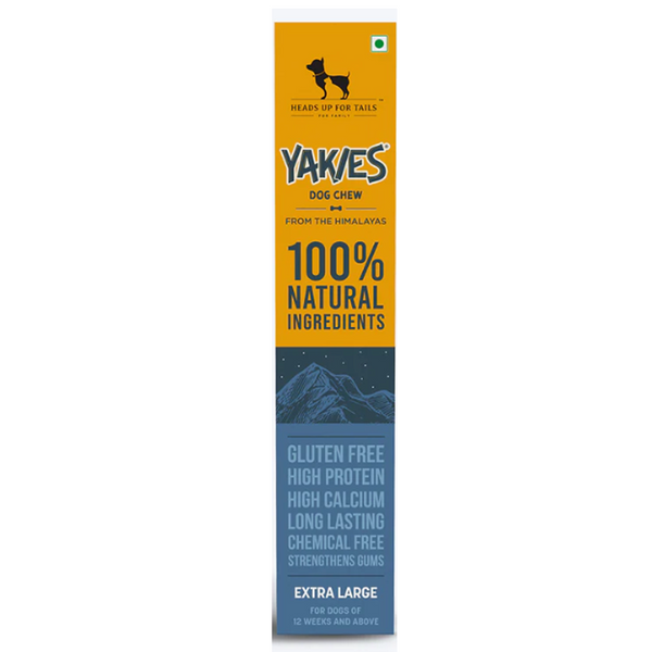 HUFT Yakies 100% Natural and Vegetarian Gluten Free Chew Bone for Dogs