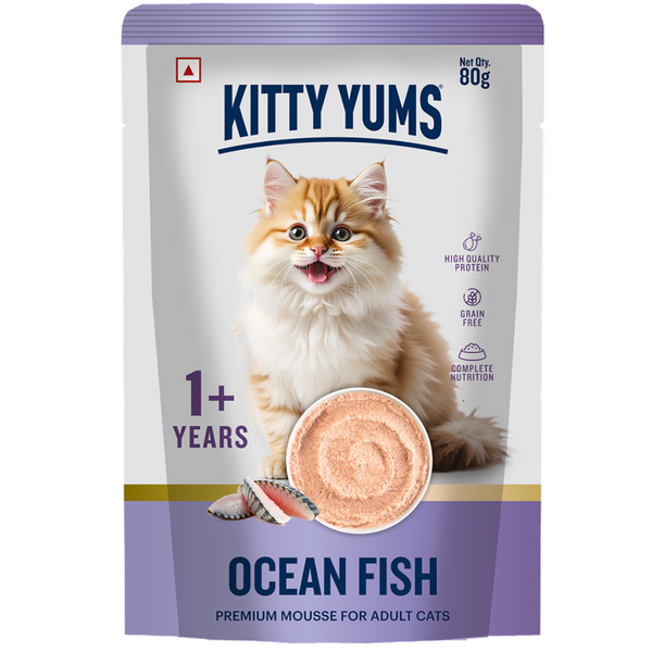 Kitty Yum Ocean Fish Mousse Cat Wet Food