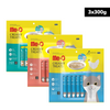 Me O Creamy Chicken & Liver, Salmon and Bonito Cat Treat Combo Cats-Treats & Others Me O 3x300 (60pcs)