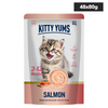 Kitty Yum Salmon Mousse Kitten Cat Wet Food Cats-Wet Food Kitty Yums 48x80g