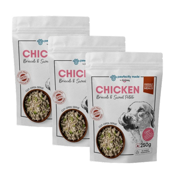 Pawfectly Made By Licious Chicken Broccoli & Sweet Potato Home Meal for Dogs