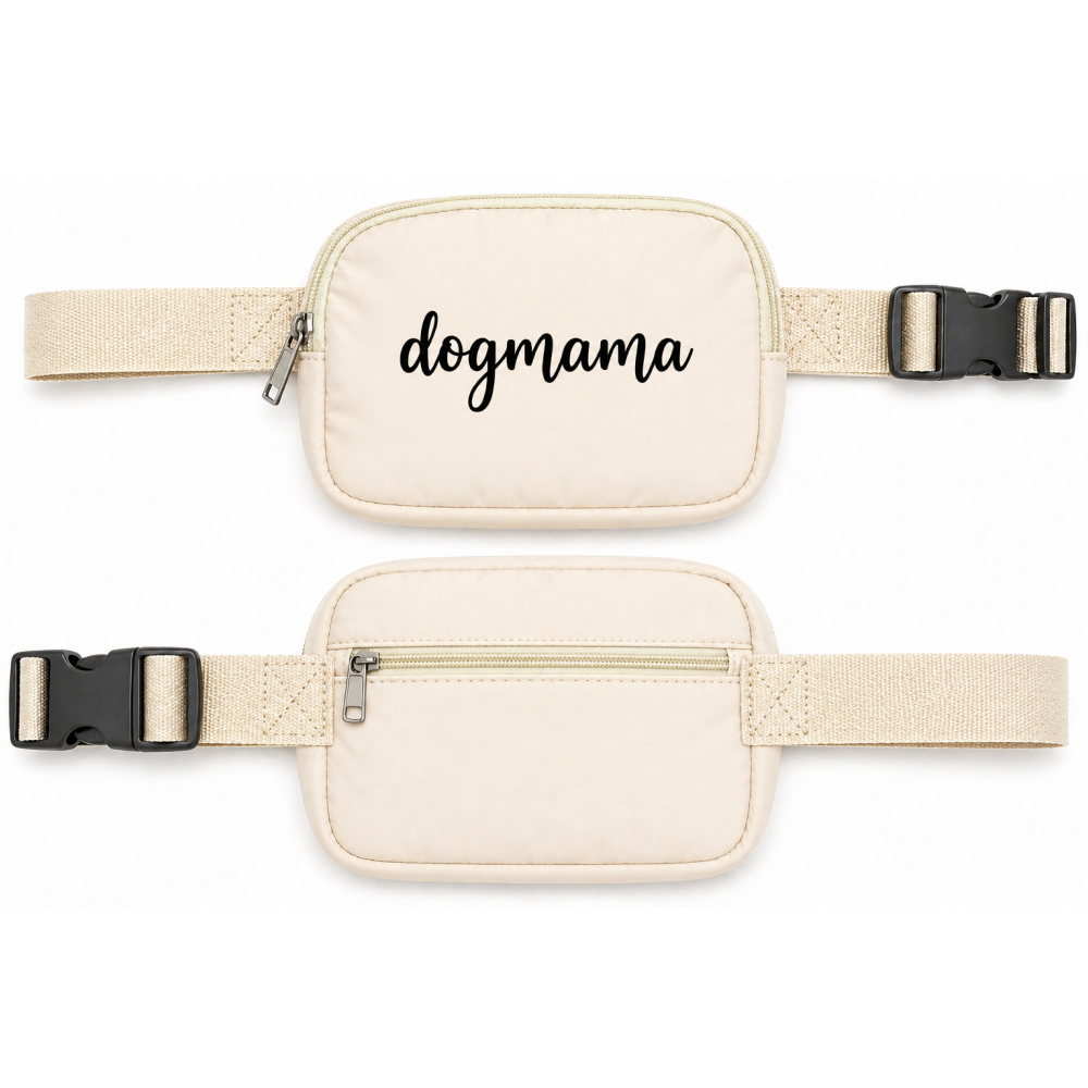 Talking Dog Club Dogmama Crossbody Treat & Walk Bag (Cream) Both-Bedding, Mats & Travel Supplies Talking Dog Club Dropship