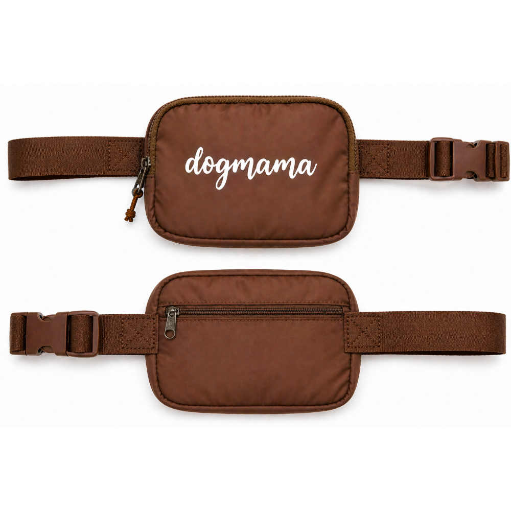 Talking Dog Club Dogmama Crossbody Treat & Walk Bag (Brown) Both-Bedding, Mats & Travel Supplies Talking Dog Club Dropship