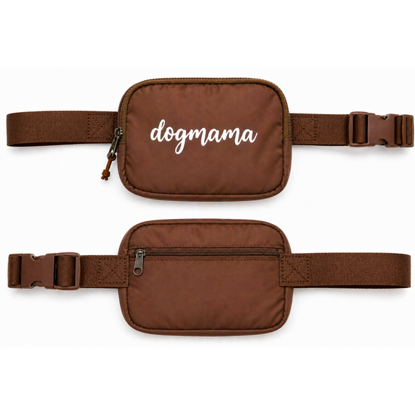 Talking Dog Club Dogmama Crossbody Treat & Walk Bag (Brown)