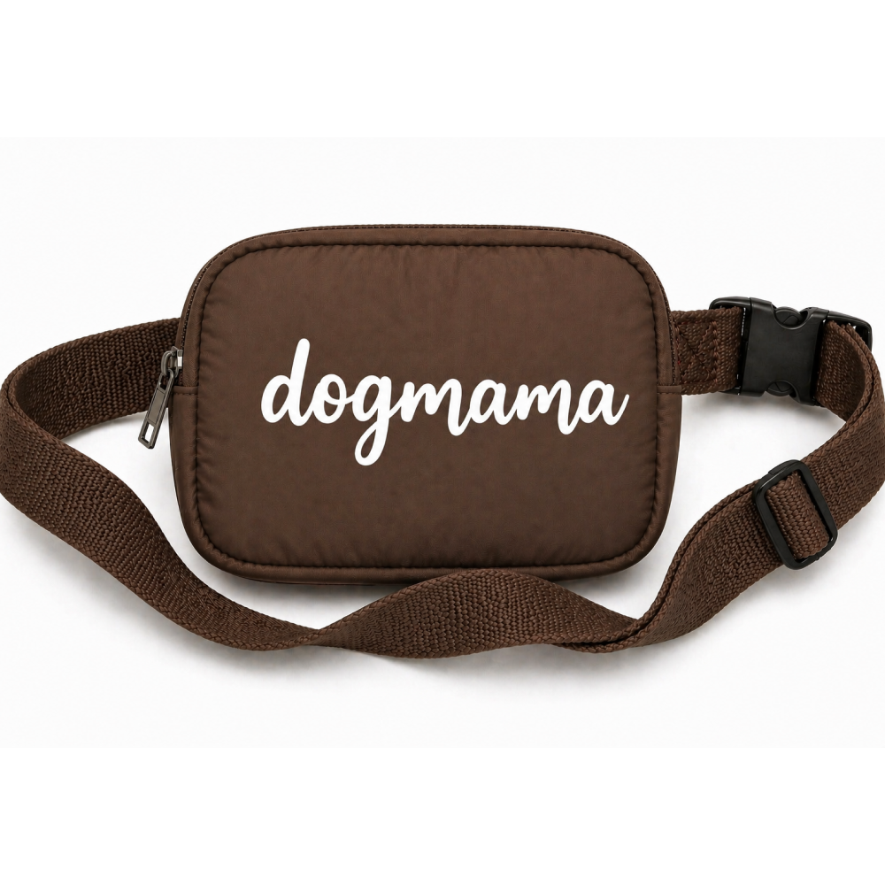 Talking Dog Club Dogmama Crossbody Treat & Walk Bag (Brown) Both-Bedding, Mats & Travel Supplies Talking Dog Club Dropship 20x16.5cm