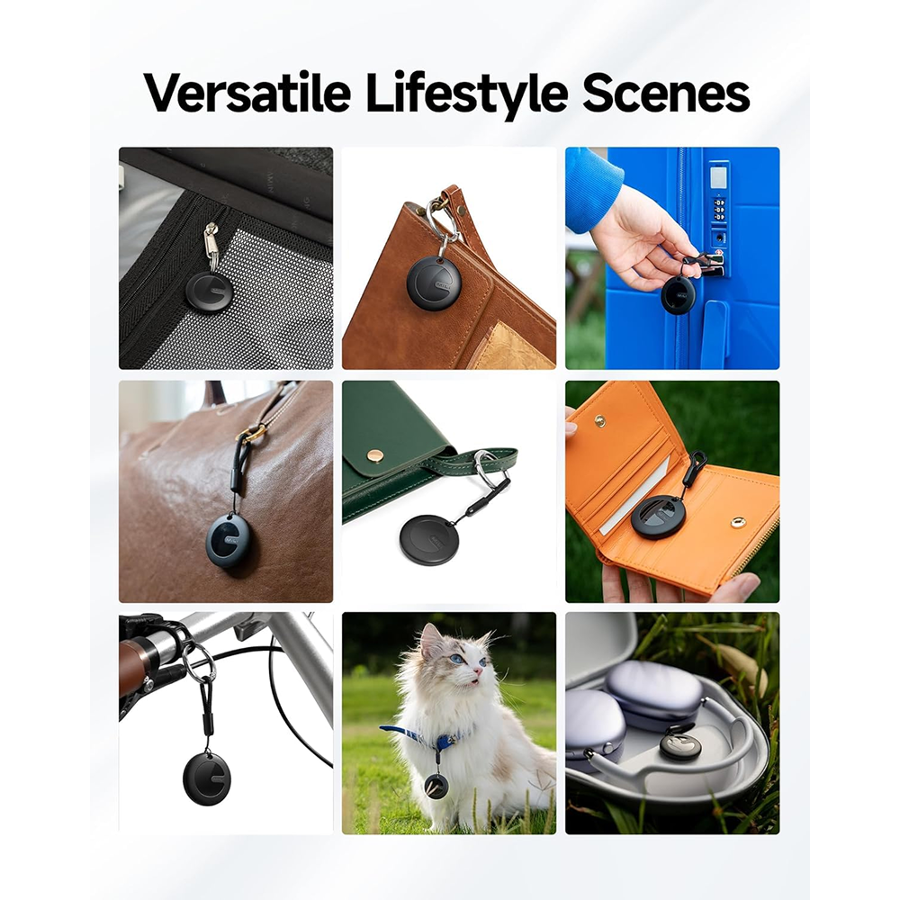 Mitag Duo Anti Loss Device for Dogs and Cats (Black) | IOS & Android Both-Collar, Leashes, harnesses Mitag Dropship