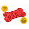 Talking Dog Club Lickable Bone Shaped Lick Mat for Dogs Both-Bowls & Feeders Talking Dog Club Dropship