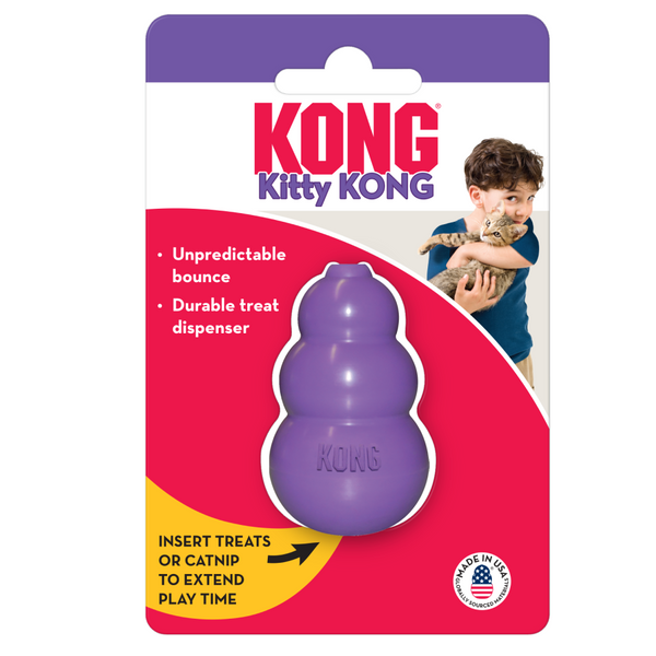 Kong Kitty Kong Toy for Cats (Purple)
