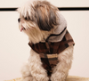Pets Way Checks Winter Jacket for Dogs (Brownie) Dogs-Clothing & Accessories Pets Way Dropship XS
