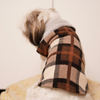 Pets Way Checks Winter Jacket for Dogs (Brownie) Dogs-Clothing & Accessories Pets Way Dropship