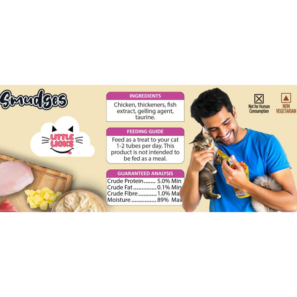Smudges Little Licks Tuna Creamy Bisque Adult Cat Treats