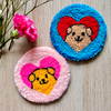 Furry Tales Custard Dog Handtufted Coaster Pet Parent-Gifting & Merch Furry Tales Dropship