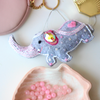 Furry Tales Baby Appu Elephant Handcrafted Charm (Grey) Pet Parent-Gifting & Merch Furry Tales Dropship 3.5x5in