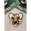 Furry Tales Sher Khan Tiger Handcrafted Brooch Pet Parent-Gifting & Merch Furry Tales Dropship 2.5x2.5in