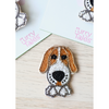 Furry Tales Snoopy Beagle Handcrafted Brooch Pet Parent-Gifting & Merch Furry Tales Dropship 2.5x2.5in