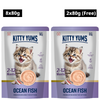 Kitty Yum Ocean Fish Mousse Kitten Cat Wet Food Cats-Wet Food Kitty Yums 8x80g+2x80g (Free)