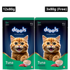 Drools Tuna Mousse Adult Cat Wet Food Cats-Wet Food Drools 12x80g+3x80g (Free)