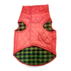 Woofiezz Warm & Comfortable Reversible Winter Jackets for Dogs and Cats (Orange) Both-Clothing & Accessories Woofiezz Dropship