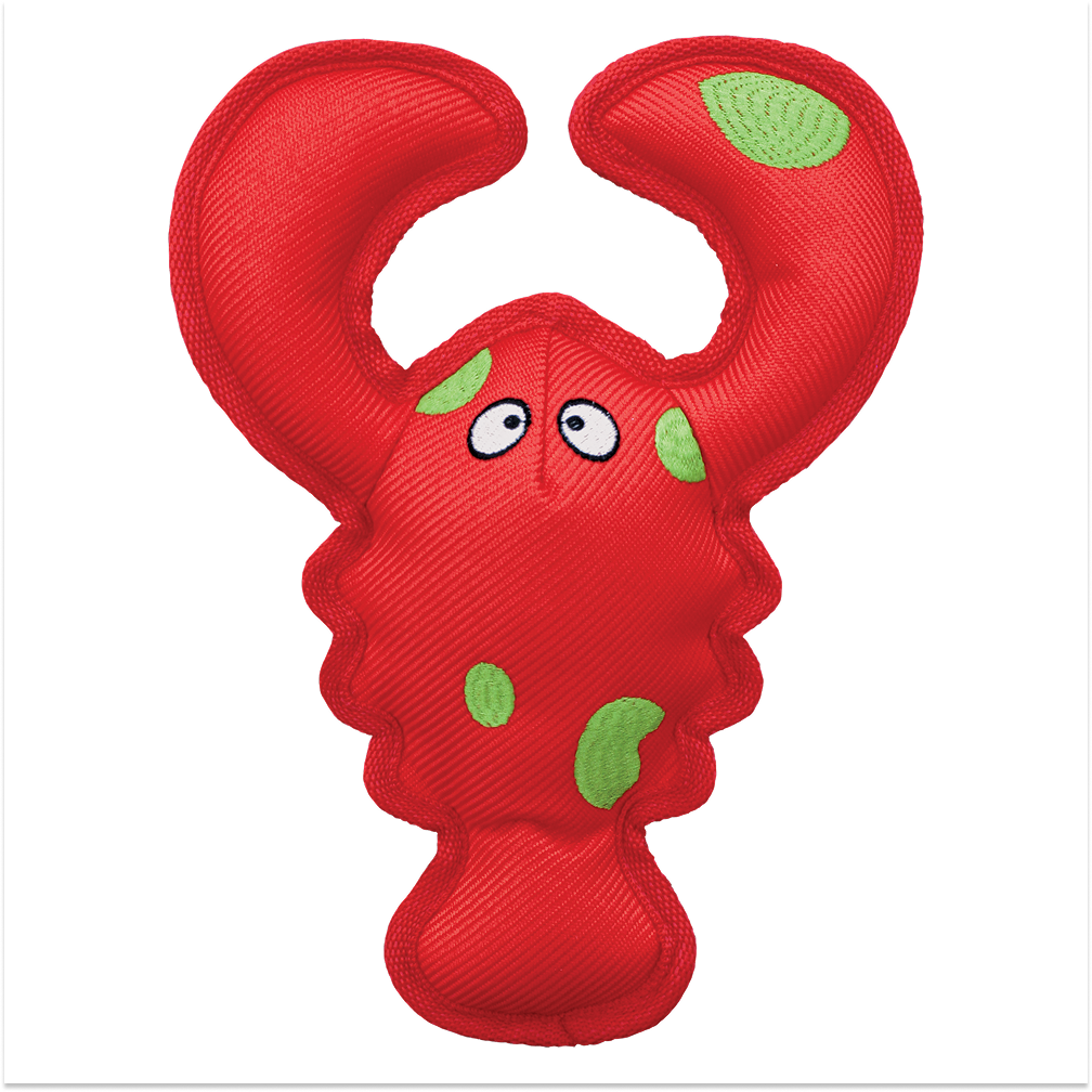 Kong Belly Flops Lobster Toy for Dogs Dogs-Toys Kong M