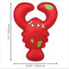 Kong Belly Flops Lobster Toy for Dogs Dogs-Toys Kong