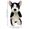 Kong Comfort Pups Boss Toy for Dogs (Black & White) Dogs-Toys Kong