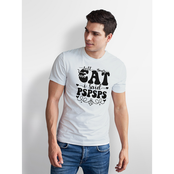 Seek Buy Love Cat Whispers Regular Tee (White)