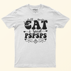 Seek Buy Love Cat Whispers Regular Tee (White) Pet Parent-Clothing & Accessories Seek Buy Love Dropship