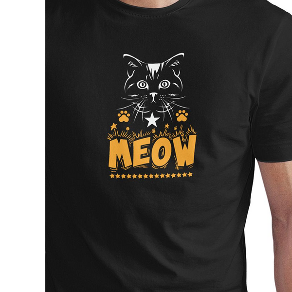 Seek Buy Love Cat Lovers Unisex Tee (Black)