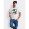 Seek Buy Love Cat Whispers Regular Tee (White) Pet Parent-Clothing & Accessories Seek Buy Love Dropship