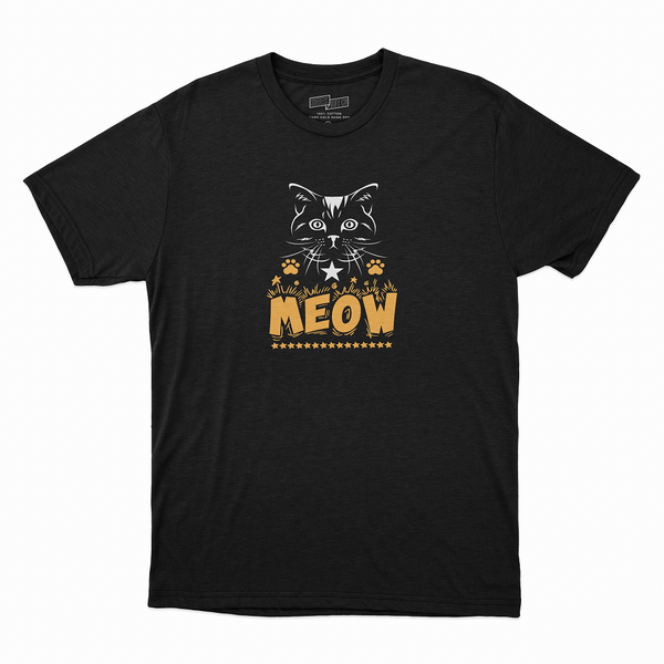 Seek Buy Love Cat Lovers Unisex Tee (Black)