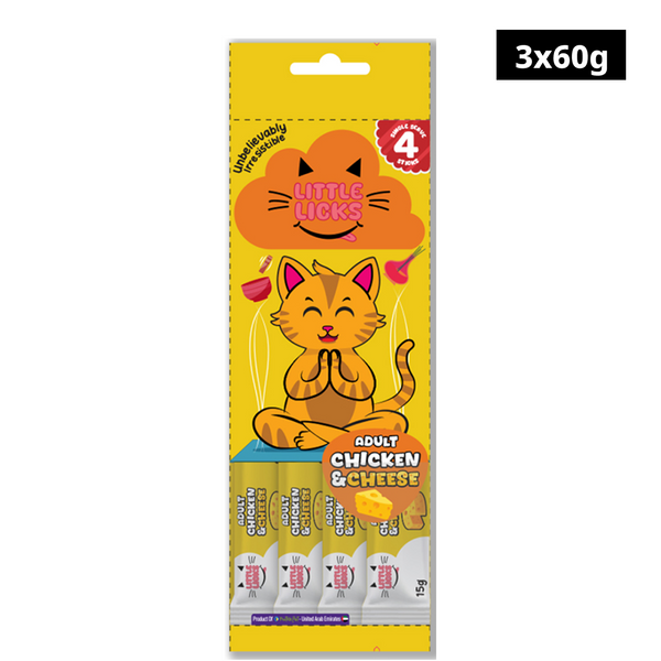 Smudges Little Licks Chicken and Cheese Creamy Bisque Adult Cat Treats