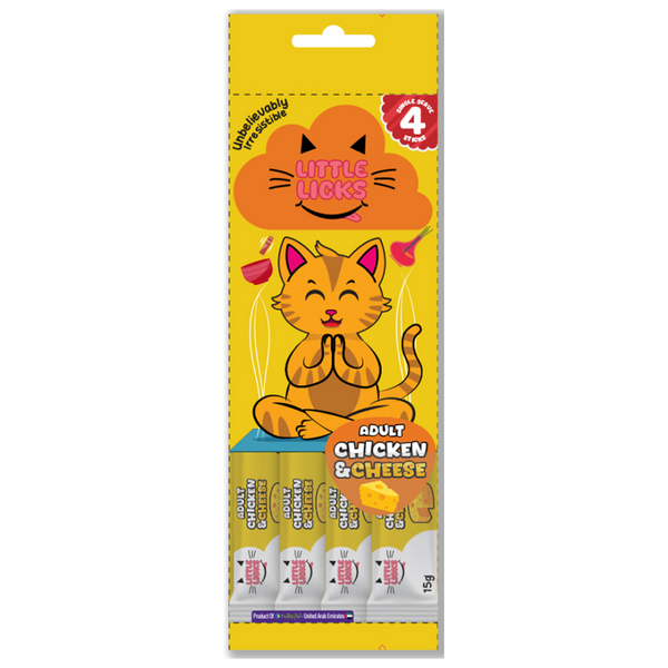 Smudges Little Licks Chicken and Cheese Creamy Bisque Adult Cat Treats