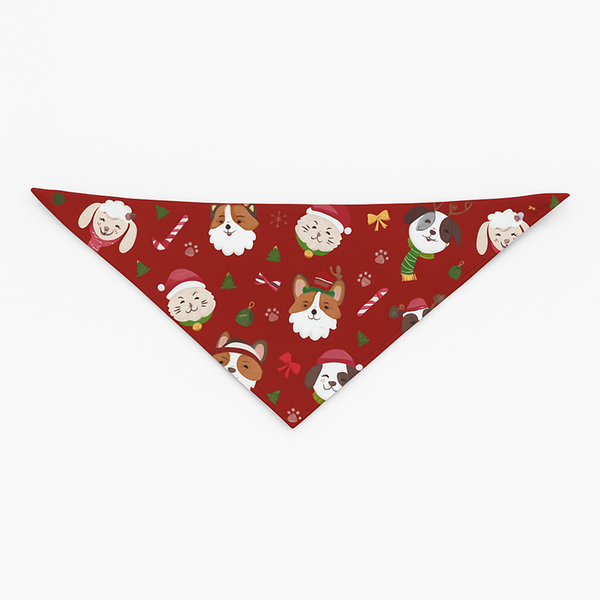 15Furries Santa Paws Bandana for Dogs and Cats