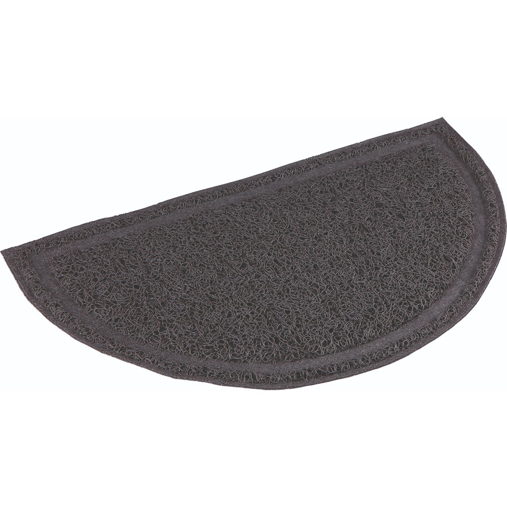Trixie Litter Semi Circular Tray Mat for Cats (Anthracite) Litter Supplies Trixie