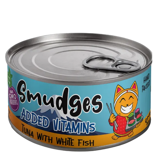 Smudges Tuna with White Fish in Gravy Adult Cat Wet Food