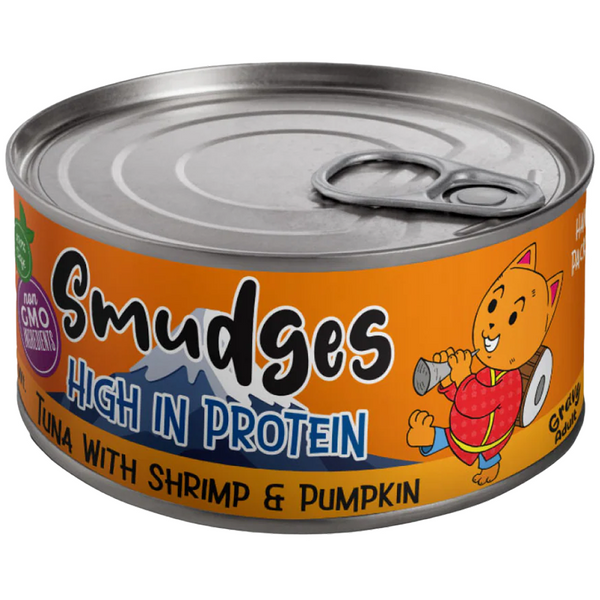 Smudges Tuna Flakes with Shrimp and Pumpkin in Gravy Adult Cat Wet Food