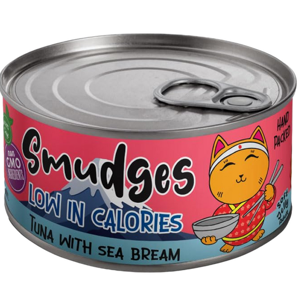 Smudges Tuna Flakes with Sea Bream in Soft Jelly Adult Cat Wet Food
