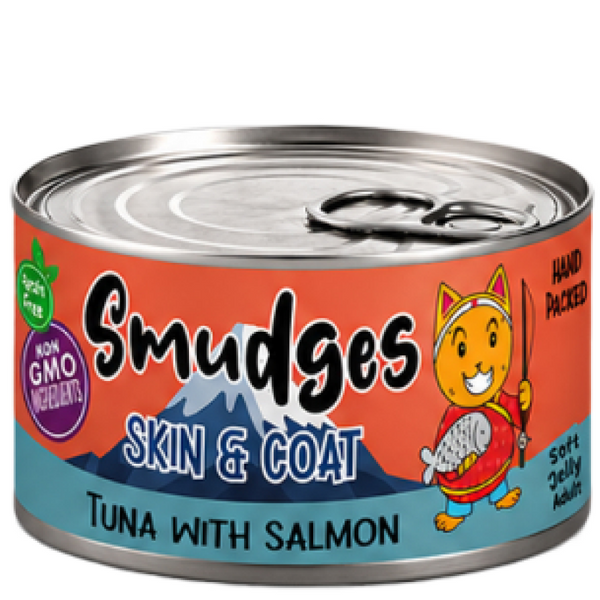 Smudges Tuna Flakes with Salmon in Soft Jelly Adult Cat Wet Food