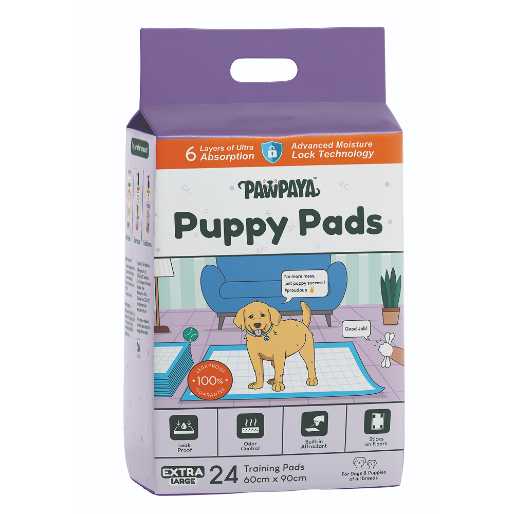 Pawpaya Training Pad for Dogs (White) Dogs-Health & Wellness Pawpaya 24pcs :60cm x 90cm